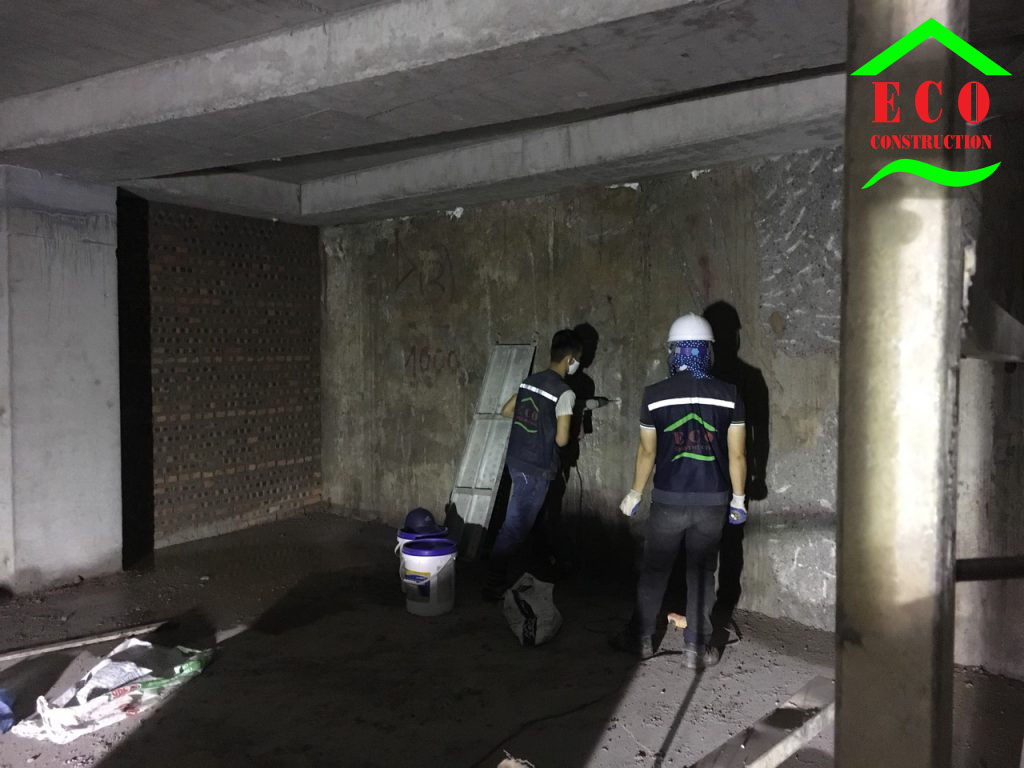 Sửa chữa, khắc phục các sự cố thấm
